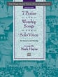 Seven Praise and Worship Songs for Solo Voice Vocal Solo & Collections sheet music cover